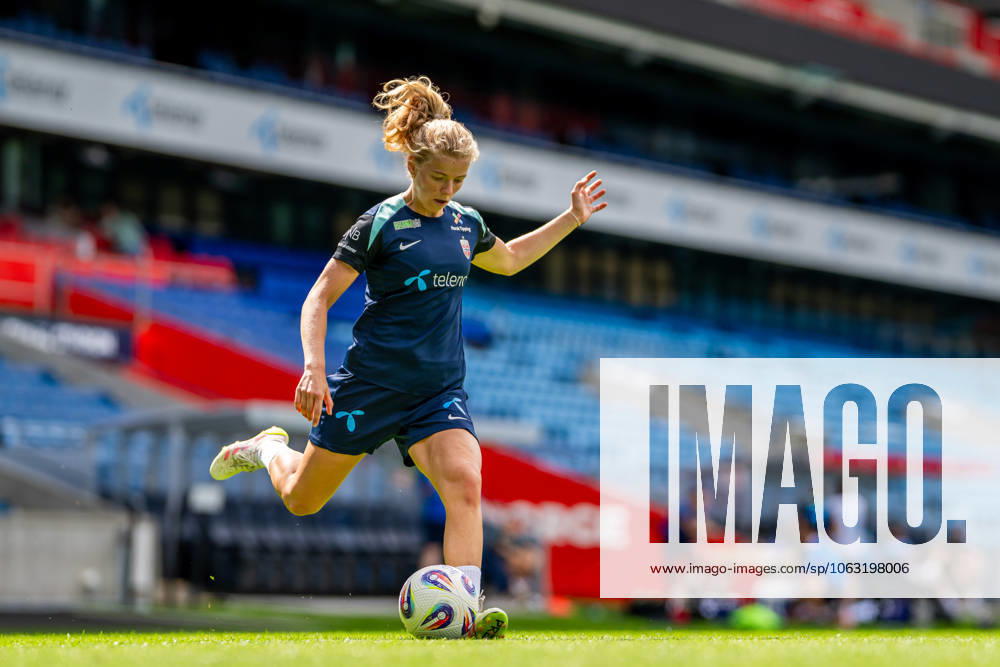 Justine Kielland of the Norwegian women s national football team during a training session on June 23, 2025 in Oslo. Photo: Vegard Grott BILDBYRAN kod VG VG0769 bbeng fotboll football soccer fotball norge norway women dam träning practice training trening pre-camp precamp