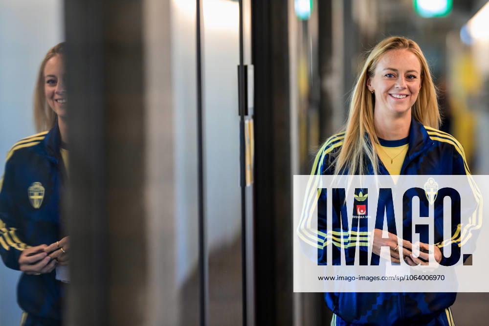 Amanda Ilestedt of the Swedish women s national football team ahead of a press event during the UEFA Women s Euro 2025 Championship on July 10, 2025 in Cham. Photo: Ludvig Thunman BILDBYRAN kod LT LT0710 fotboll football soccer fotball fotbolls-em europamästerskap em uefa womens euro uefa womens european football championship womens euro 2025 dam kvinner women pressträff event meeting sverige sweden day 9 bbeng