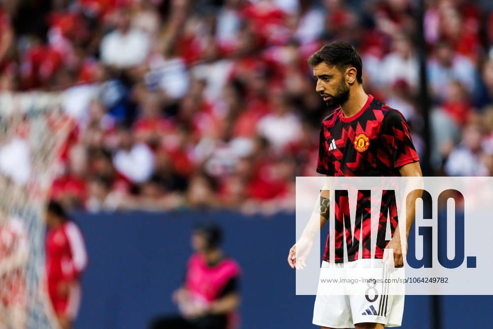 Bruno Fernandes of Manchester United, ManU ahead of the friendly football match between Manchester United and Leeds United on July 19, 2025 in Stockholm. Photo: Tobias Sterner BILDBYRAN COP 254 TS0371 fotboll football soccer fotball träningsmatch friendly match manchester united leeds united bbeng