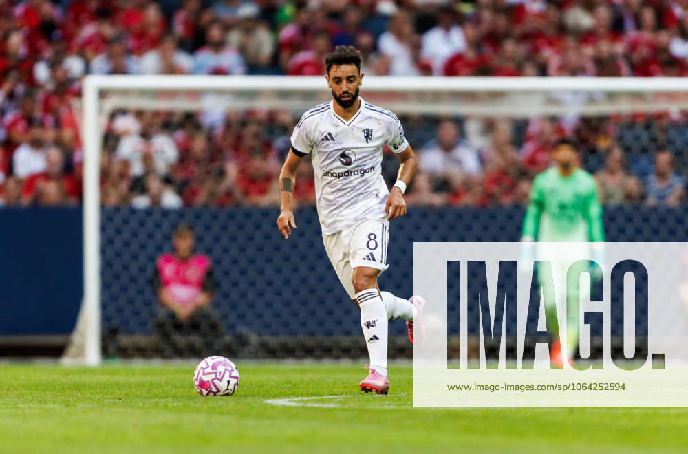 Bruno Fernandes of Manchester United, ManU during the friendly football match between Manchester United and Leeds United on July 19, 2025 in Stockholm. Photo: Tobias Sterner BILDBYRAN COP 254 TS0371 fotboll football soccer fotball träningsmatch friendly match manchester united leeds united bbeng