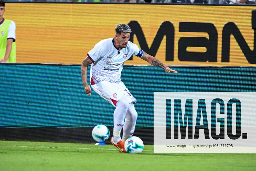 Cagliari s Alessandro Deiola in action during the Gigi Riva Trophy 2025 soccer match between Cagliari Calcio and Saint-Etienne at the Unipol Domus in Cagliari, Sardinia - Saturday, 2 august 2025. - Soccer