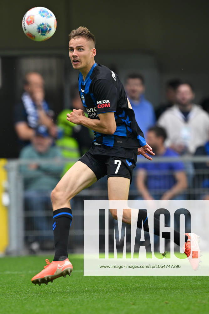 Paderborn, Home Deluxe Arena, 02.08.25, GER, Herren, 2.Bundesliga, Saison 2025-2026, SC Paderborn 07 - KSV Holstein Kiel Bild: Filip BILBIJA (Paderborn) DFL regulations prohibit any use of photographs as image sequences and or quasi-video. NRW Deutschland
