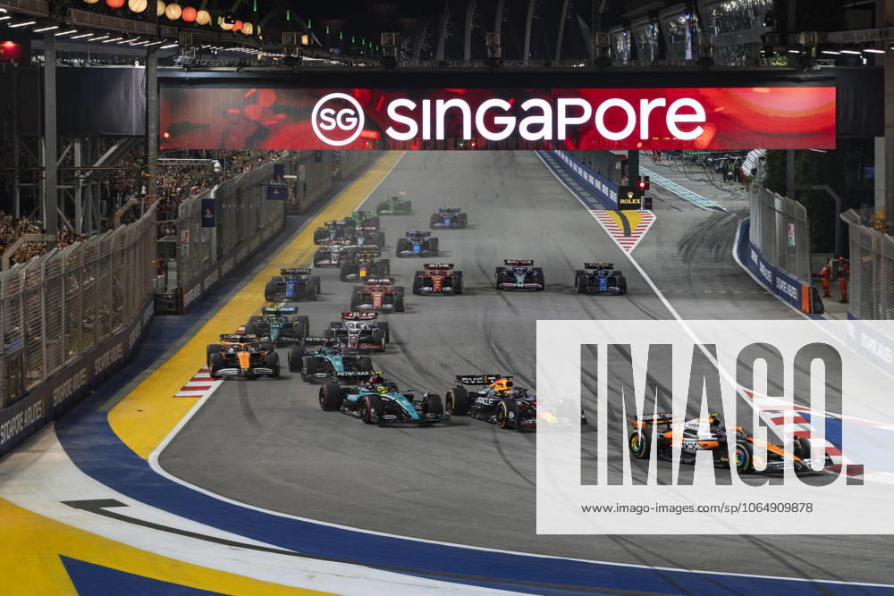 Formula 1 Singapore Grand Prix SINGAPORE, SINGAPORE - SEPTEMBER 22: Thousands of fans watch the Formula 1 Singapore Grand Prix at the Marina Bay Street Circuit in Singapore on September 22, 2024. More than 269,000 fans turned out over race weekend according to the organisers. Singapore World. Editorial use only. Please get in touch for any other usage.