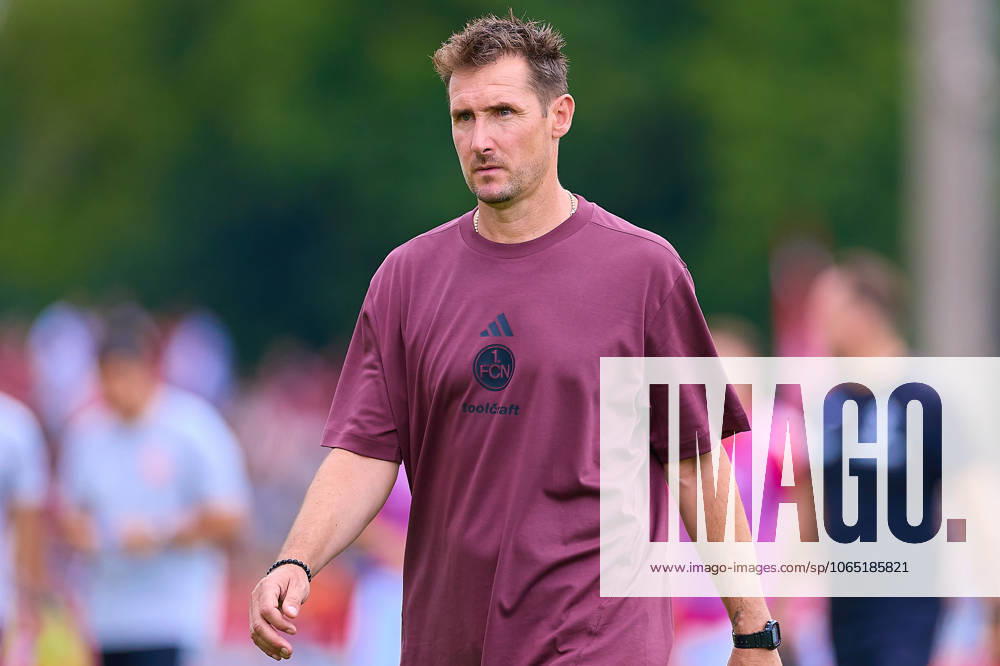 Miroslav Klose (1.FC Nuernberg, Chef-Trainer) nachdenklich, Portrait, Freisteller, Halbzeit GER, FV Illertissen 1921 e.V. vs 1. FC Nuernberg, Fussball, Herren DFB Pokal, 1. Runde, Saison 2025 2026, 16.08.2025 DFB regulations prohibit any use of photographs as image sequences and or quasi-video GER, FV Illertissen 1921 e.V. vs 1. FC Nuernberg, Fussball, Herren DFB Pokal, 1. Runde, Saison 2025 2026, 16.08.2025 Illertissen