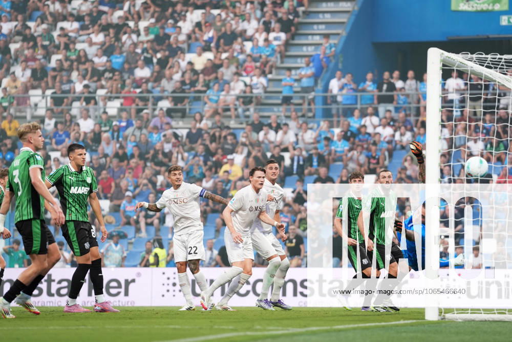 Napoli s Kevin De Bruyne goal 0-2 during the Serie A soccer match between Sassuolo and Napoli at the Mapei Stadium Città del Tricolore in Reggio Emilia, north Italy - Saturday, August 23, 2025 - - Soccer -