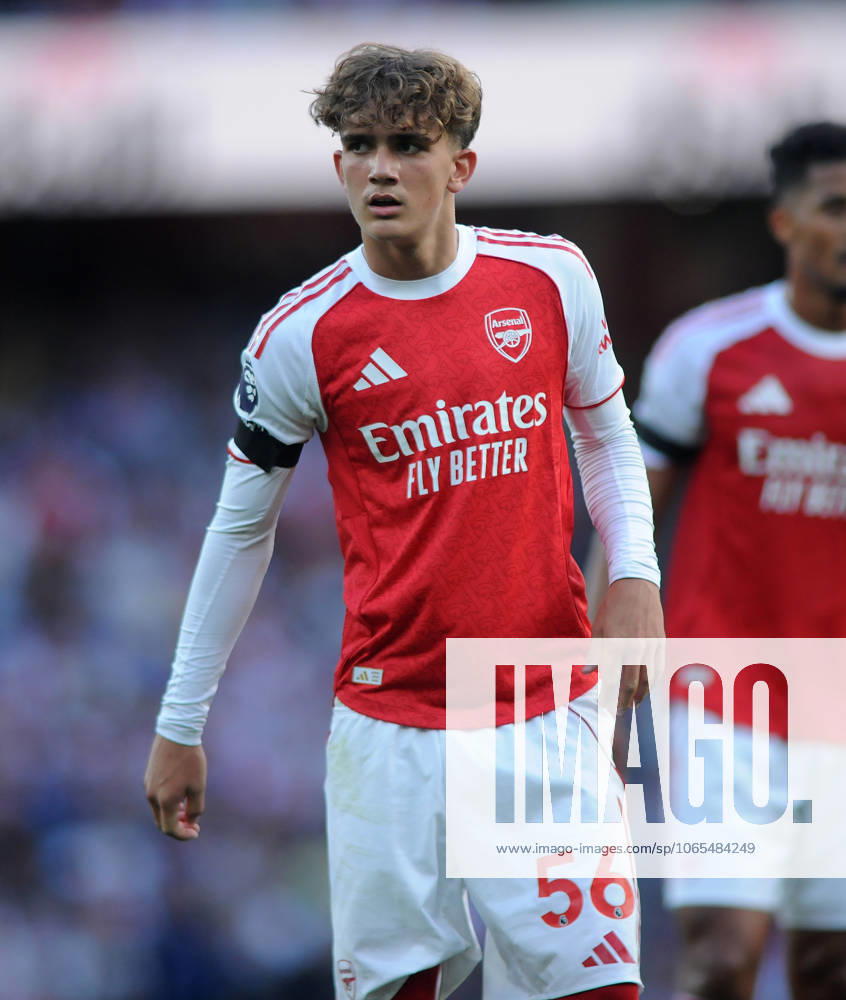 Football - 2025 2026 Premier League - Arsenal vs Leeds United - Emirates Stadium - Saturday 23rd August 2025 Max Robert Dowman of Arsenal making his Premiership Debut