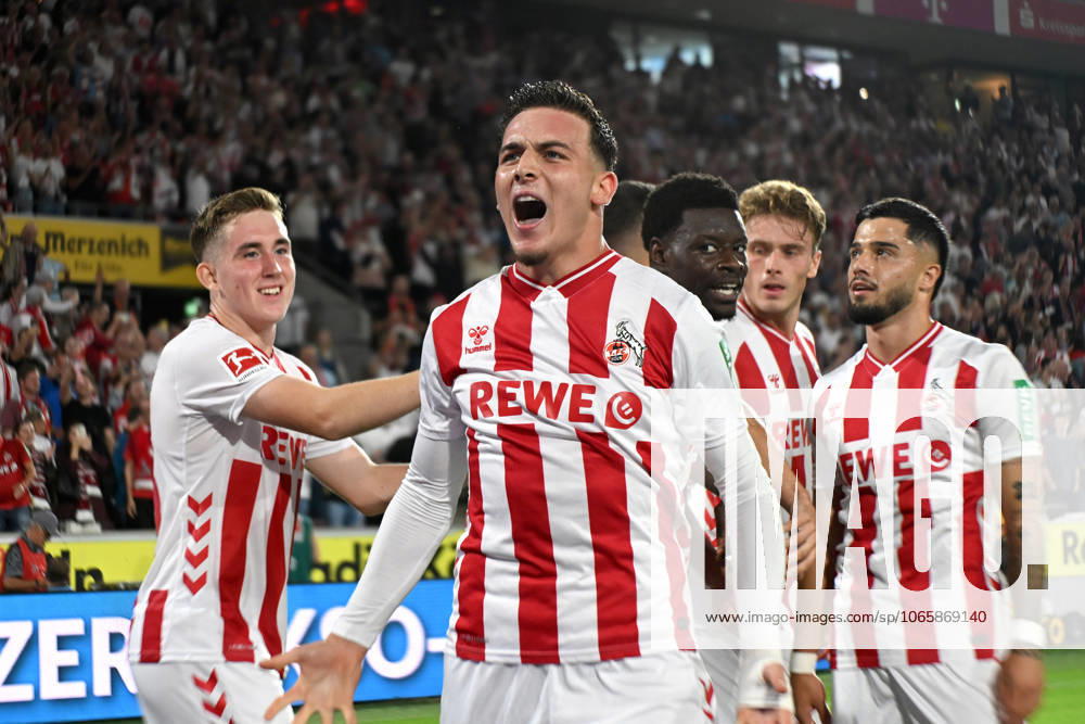 Said El Mala (1. FC Koeln) Torjubel, jubelt nach seinem Treffer zum 4:0 waehrend des Spiels der Bundesliga zwischen 1. FC Köln und SC Freiburg, Rhein-Energie-Stadion am 31. August 2025 in Köln, Deutschland. (Foto von Ralf Treese DeFodi Images) +++ Said El Mala (1. FC Koeln) celebrates after scoring his teams fourth goal during the Bundesliga match between 1. FC Köln and SC Freiburg at Rhein-Energie-Stadion on August 31, 2025 in Köln, Germany. (Photo by Ralf Treese DeFodi Images) DFL regulations prohibit any use of photographs as image sequences and or quasi-video. (Photo by Ralf Treese DeFodi Images)