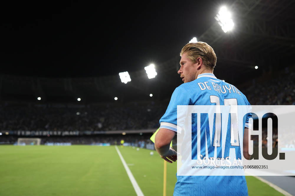 Napolis Kevin De Bruyne during the Serie A soccer match between Napoli and Cagliari at the Diego Armando Maradona Stadium in Naples, southern italy - Saturday , August 30 , 2025. - Soccer .