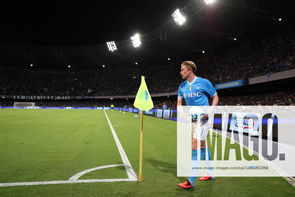 Napolis Kevin De Bruyne during the Serie A soccer match between Napoli and Cagliari at the Diego Armando Maradona Stadium in Naples, southern italy - Saturday , August 30 , 2025. - Soccer .