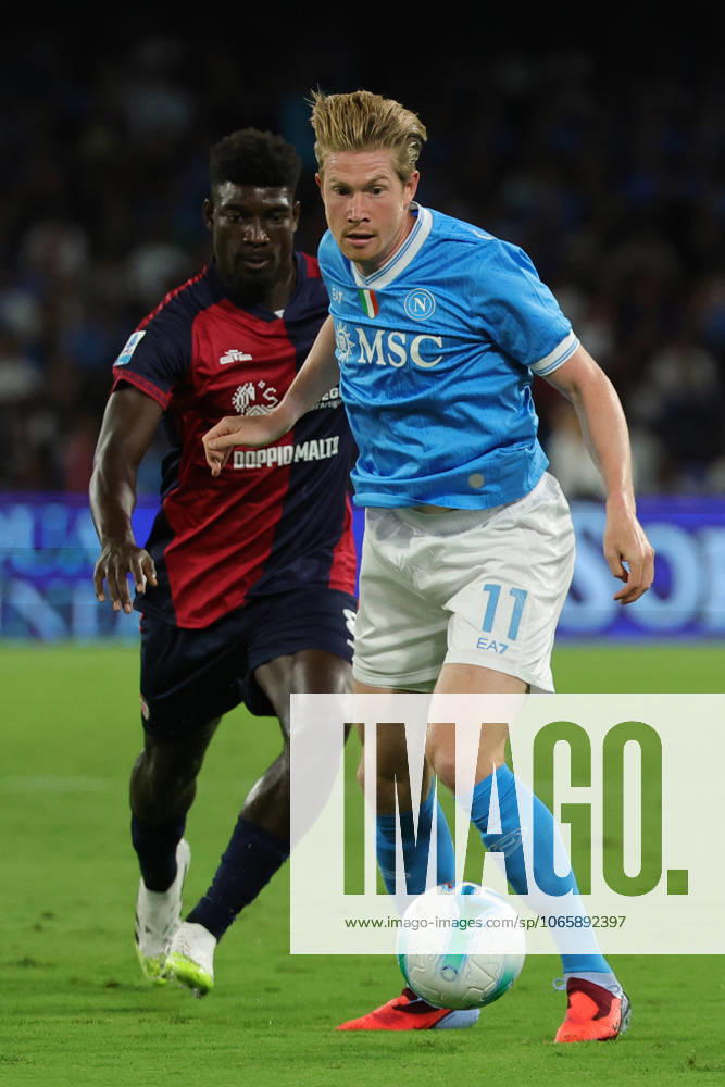 Napolis Kevin De Bruyne during the Serie A soccer match between Napoli and Cagliari at the Diego Armando Maradona Stadium in Naples, southern italy - Saturday , August 30 , 2025. - Soccer .