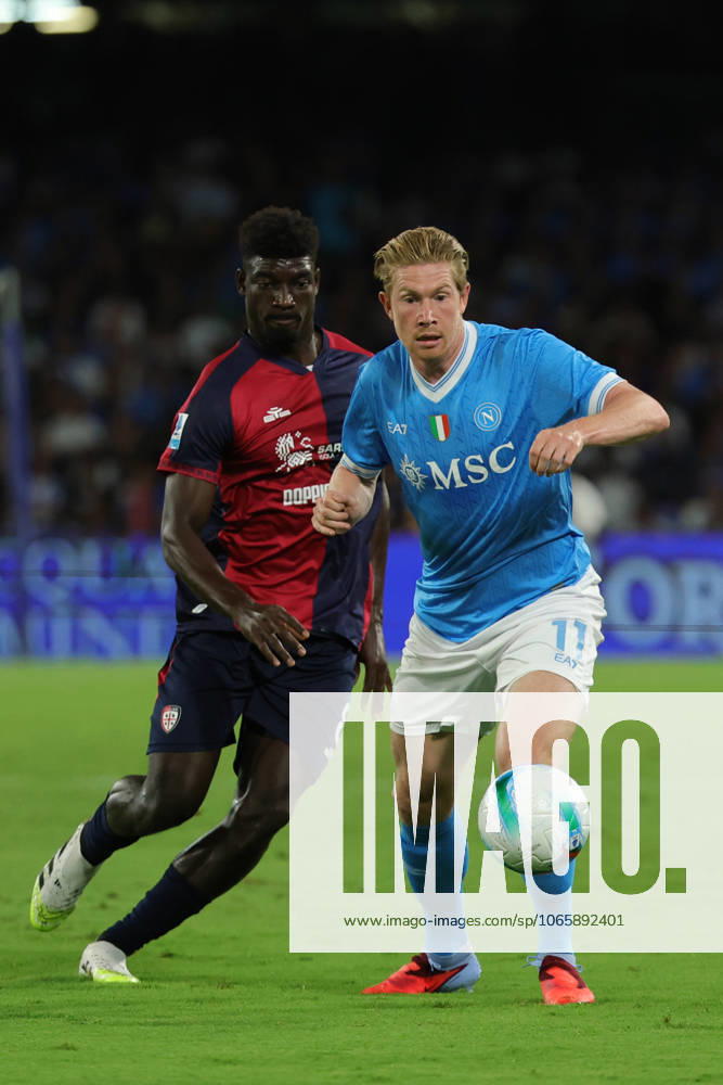 Napolis Kevin De Bruyne during the Serie A soccer match between Napoli and Cagliari at the Diego Armando Maradona Stadium in Naples, southern italy - Saturday , August 30 , 2025. - Soccer .