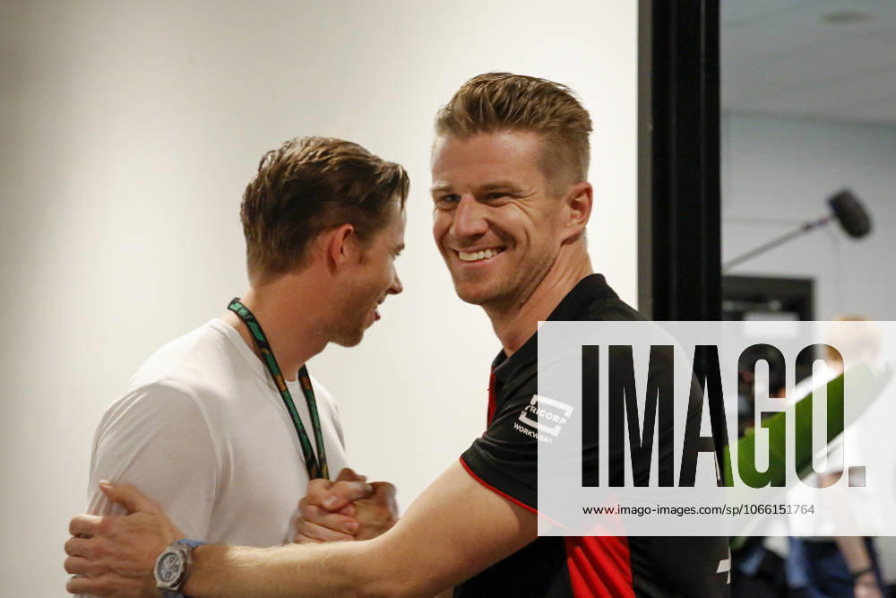 Drivers press conference, PK, Pressekonferenz held in Florida ahead of the F1 Grand Prix of Miami MIAMI GARDENS, FLORIDA, UNITED STATES - MAY 4: Driver Nico Hulkenberg of Haas F1 Team arrives to speak during a drivers press conference ahead of the F1 Grand Prix of Miami at the Miami International Autodrome on May 04, 2023 in Miami Gardens, Florida, United States. Florida United States. Editorial use only. Please get in touch for any other usage.