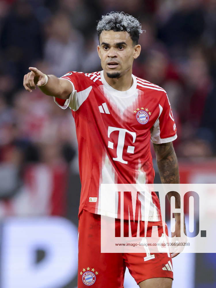 Luis Diaz (FC Bayern Muenchen) gestikuliert, UEFA Champions League 2025 26 League Phase MD1, FC Bayern München v Chelsea FC, Football Arena Munich am 17. September 2025 in München, Deutschland. (Foto von Marco Steinbrenner DeFodi Images) Luis Diaz (FC Bayern Muenchen) gestures, UEFA Champions League 2025 26 League Phase MD1, FC Bayern München v Chelsea FC, Football Arena Munich, September 17, 2025 in Munich, Germany. (Photo by Marco Steinbrenner DeFodi Images)
