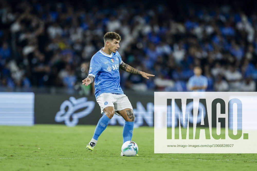 Napoli’s Giovanni Di Lorenzo during the Serie A soccer match between Napoli and Pisa at the Diego Armando Maradona Stadium in Naples, southern italy - Monday , September 22 , 2025. - Soccer .