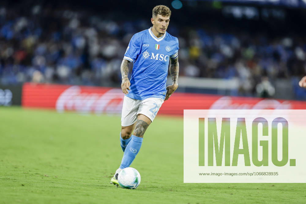 Napoli’s Giovanni Di Lorenzo during the Serie A soccer match between Napoli and Pisa at the Diego Armando Maradona Stadium in Naples, southern italy - Monday , September 22 , 2025. - Soccer .