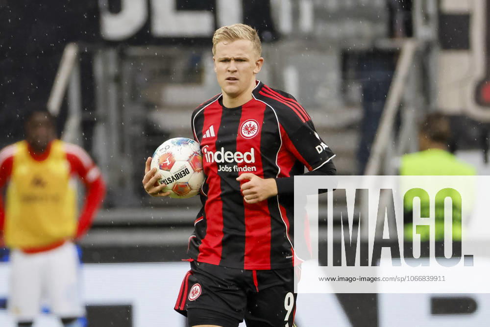 Jonathan Burkardt (Eintracht Frankfurt, 09) , Deutschland, Fussball, 1. Bundesliga, 4.Spieltag, 2025 2026, Eintracht Frankfurt vs. 1.FC Union Berlin, 21.09.2025, Deutsche-Bank-Park, Frankfurt am Main, Deutschland Frankfurt am Main Deutsche-Bank-Park Hessen Deutschland