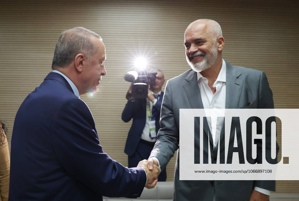 Turkish President Recep Tayyip Erdogan KONYA, TURKIYE - AUGUST 09: Turkish President Recep Tayyip Erdogan meets Albanian Prime Minister Edi Rama in Konya, Turkiye on August 09, 2022. Konya Turkey. Editorial use only. Please get in touch for any other usage.