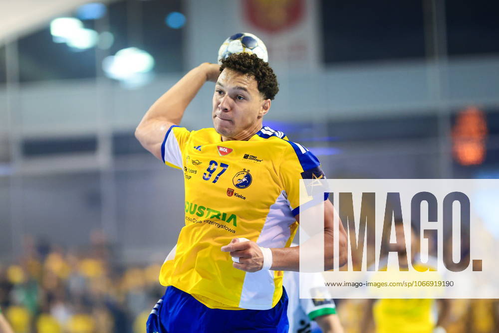 2025.09.25 Kielce Pilka reczna , Liga Mistrzow EHF , sezon 2025 26 Industria Kielce - Fuechse Berlin N z Theo Monar Foto Tomasz Fafara PressFocus 2025.09.25 Kielce Handball , EHF Champions League , 2025 2026 season Industria Kielce - Fuechse Berlin Theo Monar Credit: Tomasz Fafara PressFocus NEWSPIX.PL --- newspix.pl