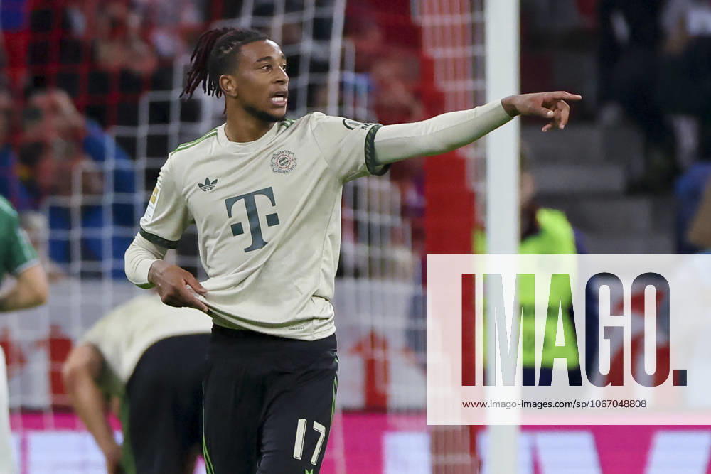 Michael Olise (FC Bayern Muenchen) gestikuliert, Bundesliga, FC Bayern München v SV Werder Bremen, Allianz Arena am 26. September 2025 in München, Deutschland. (Foto von Marco Steinbrenner DeFodi Images) Michael Olise (FC Bayern Muenchen) gestures, Bundesliga, FC Bayern München v SV Werder Bremen, Allianz Arena, September 26, 2025 in München, Germany. (Photo by Marco Steinbrenner DeFodi Images) DFL regulations prohibit any use of photographs as image sequences and or quasi-video. Michael Olise FC Bayern Muenchen gestures, Bundesliga, FC Bayern München v SV Werder Bremen, Allianz Arena on September 26, 2025 in Munich, Germany Photo by Marco Steinbrenner DeFodi Images Michael Olise FC Bayern Muenchen gestures, Bundesliga, FC Bayern München v SV Werder Bremen, Allianz Arena, September 26, 2025 in Munich, Germany Photo by Marco Steinbrenner DeFodi Images DFL regulations prohibit any use of photographs as image sequences and or quasi video