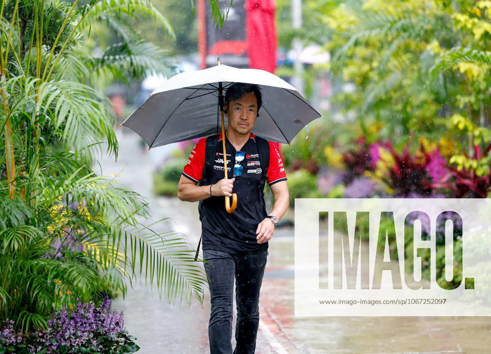 F1 - SINGAPORE GRAND PRIX 2025 KOMATSU Ayao (jpn), Team Principal of Haas F1 team, portrait during the 2025 Formula 1 Singapore Grand Prix, 18th round of the 2025 FIA Formula One World Championship, WM, Weltmeisterschaft from October 3 to 5, 2025 on the Marina Bay Street Circuit, in Singapore - SingaporeSingapore