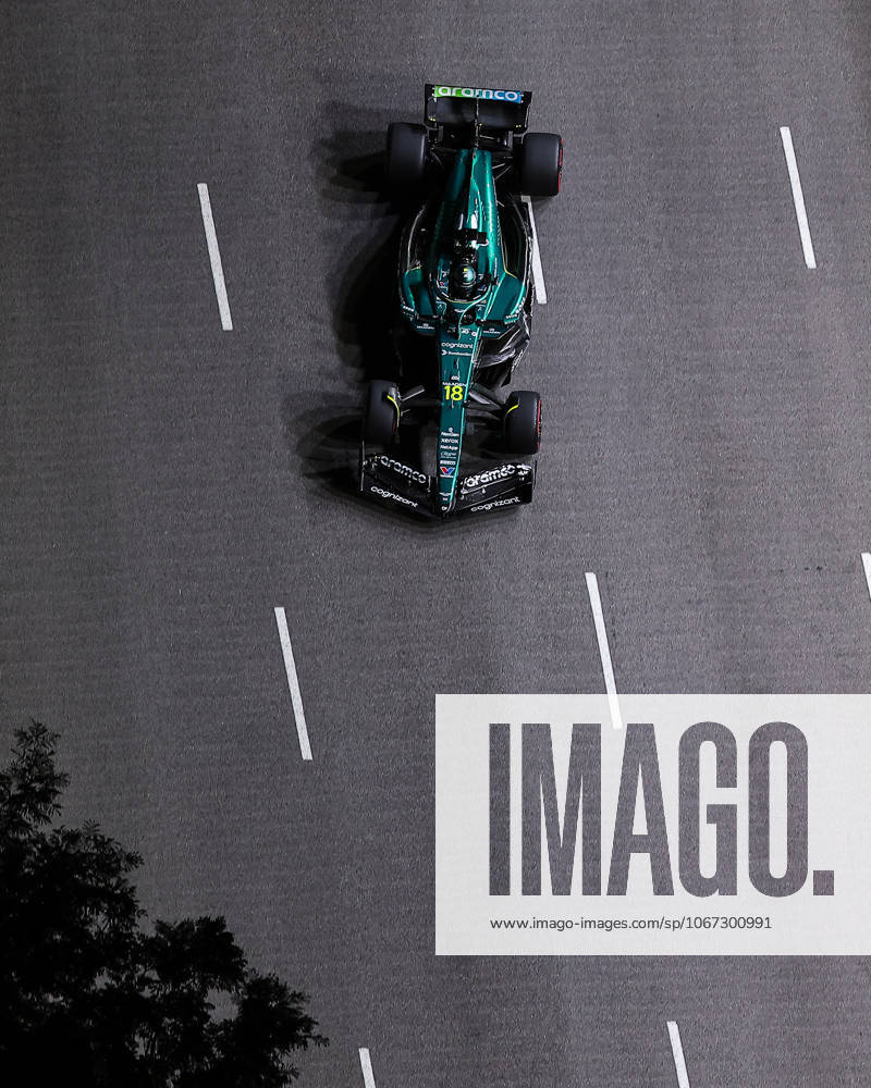 F1 - SINGAPORE GRAND PRIX 2025 18 STROLL Lance (can), Aston Martin F1 Team AMR25, action during the 2025 Formula 1 Singapore Grand Prix, 18th round of the 2025 FIA Formula One World Championship, WM, Weltmeisterschaft from October 3 to 5, 2025 on the Marina Bay Street Circuit, in Singapore - SingaporeSingapore