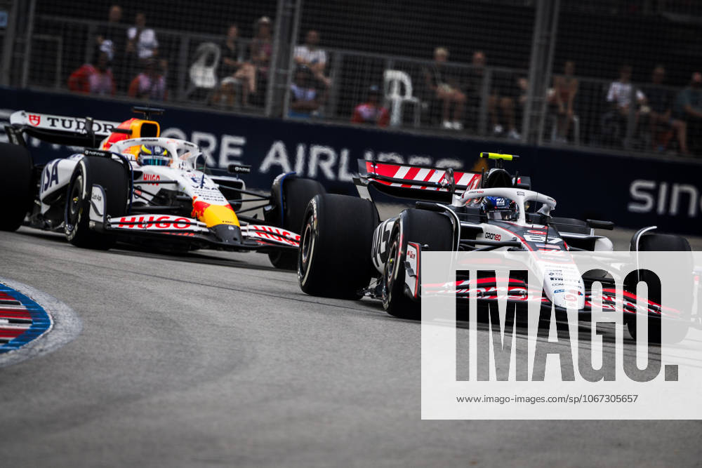 2025 Formula One Singapore Grand Prix Marina Bay Street Circuit, Singapore, Singapore. 3.October.2025; Oliver Bearman of Great Britain and MoneyGram Haas F1 Team during Free Practice 1 Formula One Singapore Grand Prix (Photo by Jay Hirano) Singapore Marina Bay Street Circuit Singapore