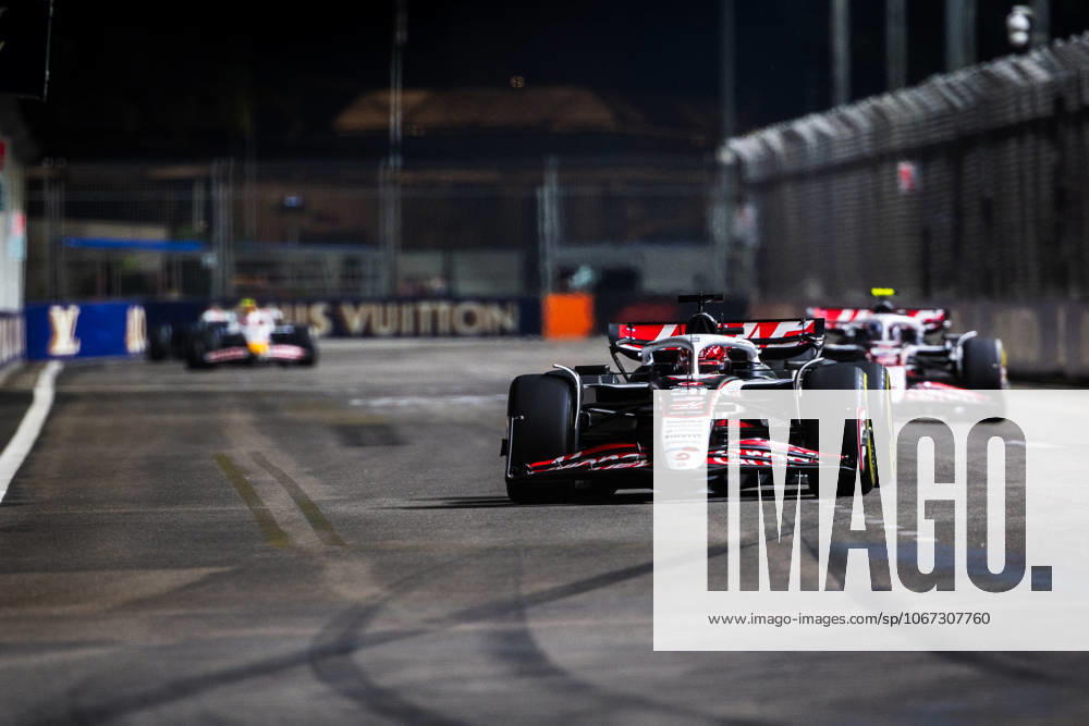 Marina Bay Street Circuit, Singapore, Singapore. 3.October.2025; Esteban Ocon of France and MoneyGram Haas F1 Team during Free Practice 2 Formula One Singapore Grand Prix aflo_305775314