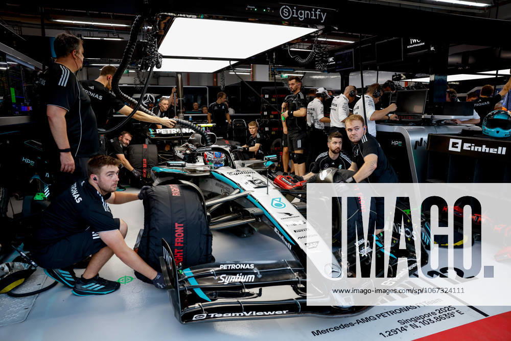F1 - SINGAPORE GRAND PRIX 2025 12 KIMI ANTONELLI Andrea (ita), Mercedes AMG F1 Team W16, action during the 2025 Formula 1 Singapore Grand Prix, 18th round of the 2025 FIA Formula One World Championship, WM, Weltmeisterschaft from October 3 to 5, 2025 on the Marina Bay Street Circuit, in Singapore - SingaporeSingapore