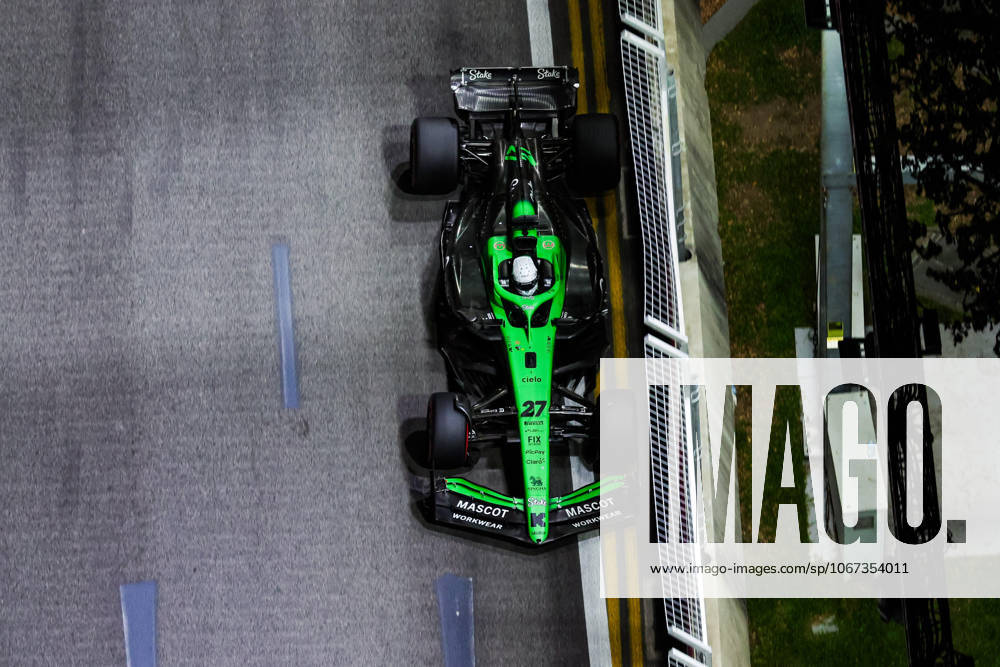 F1 - SINGAPORE GRAND PRIX 2025 27 HULKENBERG Nico (ger), Stake F1 Team Kick C45, action during the 2025 Formula 1 Singapore Grand Prix, 18th round of the 2025 FIA Formula One World Championship, WM, Weltmeisterschaft from October 3 to 5, 2025 on the Marina Bay Street Circuit, in Singapore - SingaporeSingapore