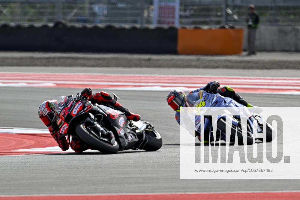MOTO - MOTO GP - GRAND PRIX OF INDONESIA 2026 72 BEZECCHI Marco (ita), Aprilia Racing Team Gresini, Aprilia RS-GP 2025, action with 54 ALDEGUER Fermin (spa), Gresini Racing MotoGP, Ducati Desmosedici GP24 during the 2025 MotoGP Pertamina Grand Prix of Indonesia on the Mandalika circuit from October 3 to 5, At West Nusa Tenggara, Indonesia - West Nusa TenggaraIndonesia
