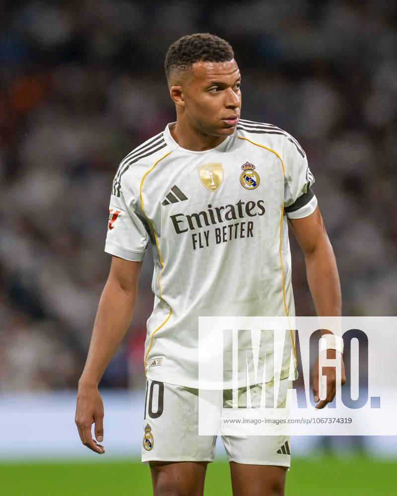 REAL MADRID CF v VILLARREAL CF. LA LIGA 2025 2026. ROUND 8. Real Madrid CFs Kylian Mbappe during La Liga match. October 4, 2025. (ALTERPHOTOS Jorge Ropero) MadridSpain