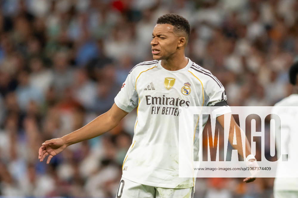 REAL MADRID CF v VILLARREAL CF. LA LIGA 2025 2026. ROUND 8. Real Madrid CFs Kylian Mbappe during La Liga match. October 4, 2025. (ALTERPHOTOS Jorge Ropero) MadridSpain
