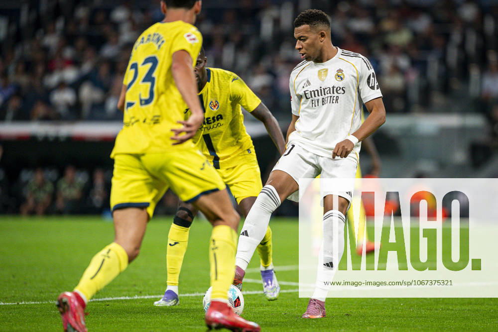 REAL MADRID CF v VILLARREAL CF. LA LIGA 2025 2026. ROUND 8. Real Madrid CFs Kylian Mbappe during La Liga match. October 4, 2025. (ALTERPHOTOS Toni Garrido) MadridSpain