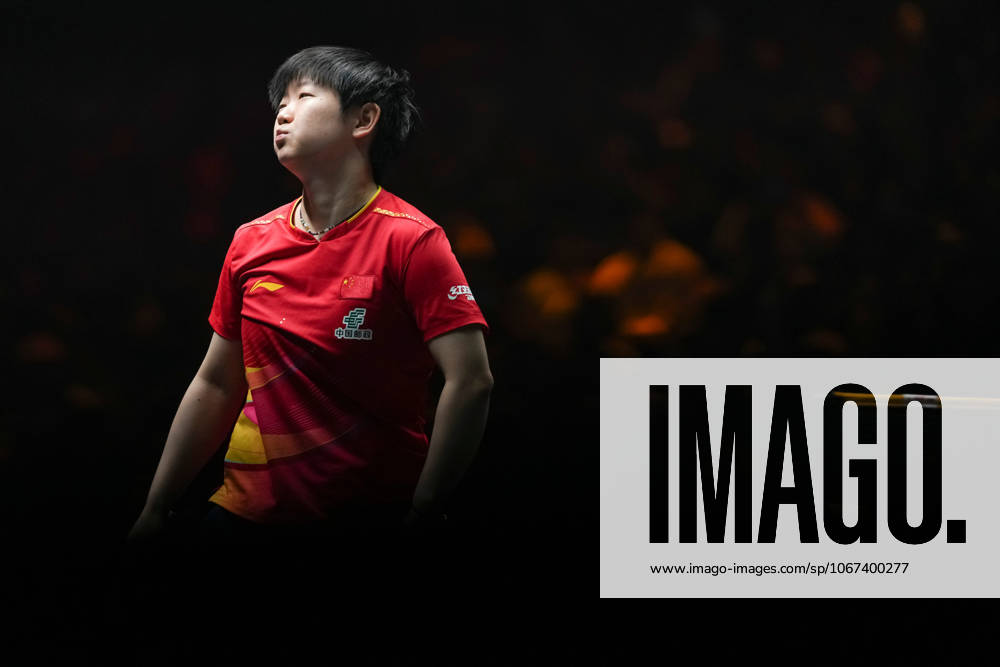 (251005) -- BEIJING, Oct. 5, 2025 -- Sun Yingsha reacts during the women s singles final match between Sun Yingsha of China and Wang Manyu of China at 2025 World Table tennis, Tischtennis (WTT) China Smash in Beijing, China, Oct. 5, 2025. ) (SP)CHINA-BEIJING-TABLE TENNIS-WTT-CHINA SMASH-WOMEN S SINGLES-FINAL (CN) SunxFei