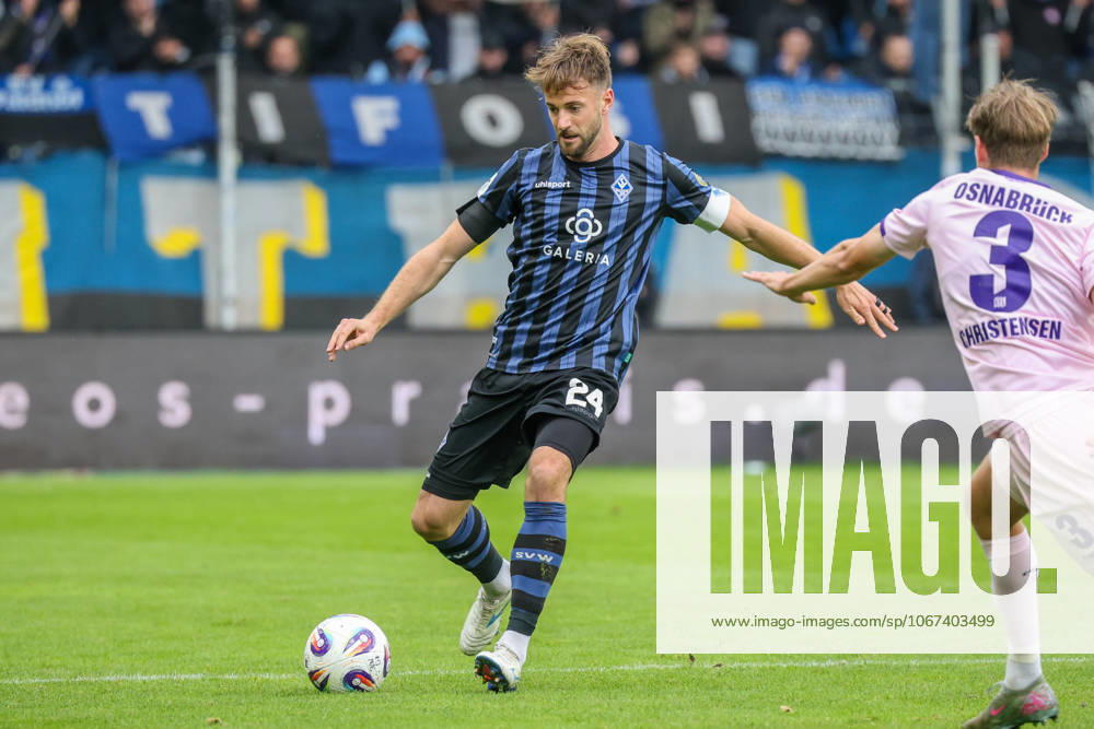 Lukas Klünter (SV Waldhof Mannheim, 24) Fussball: 3. Liga, 10. Spieltag, SV Waldhof Mannheim vs. VfL Osnabrück am 04.10.2025 in Mannheim (Carl-Benz-Stadion), Deutschland Mannheim Carl-Benz-Stadion Deutschland