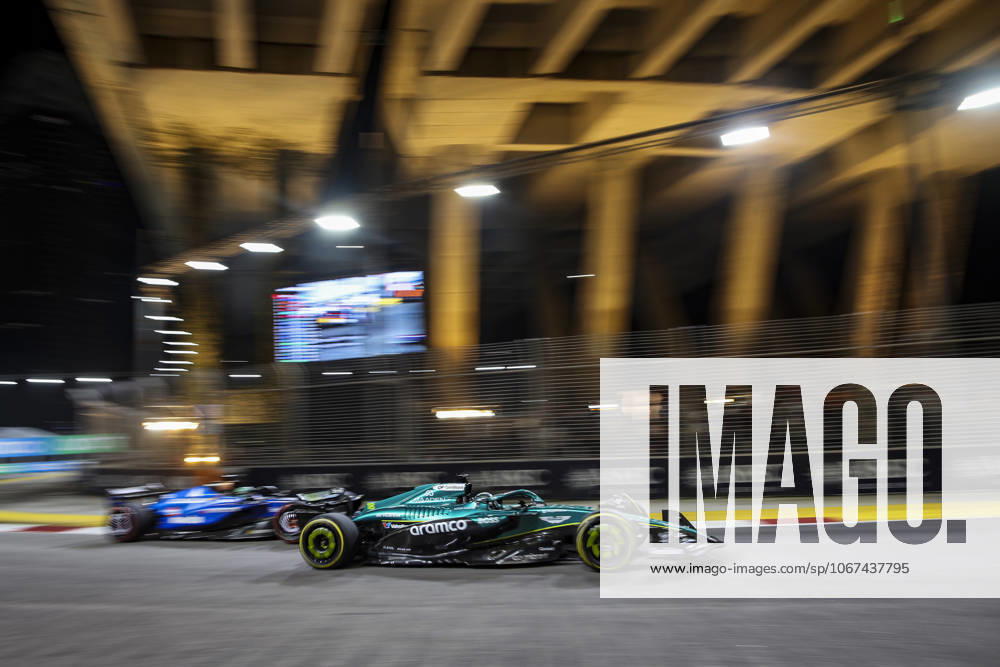 F1 - SINGAPORE GRAND PRIX 2025 18 STROLL Lance (can), Aston Martin F1 Team AMR25, action during the 2025 Formula 1 Singapore Grand Prix, 18th round of the 2025 FIA Formula One World Championship, WM, Weltmeisterschaft from October 3 to 5, 2025 on the Marina Bay Street Circuit, in Singapore - SingaporeSingapore