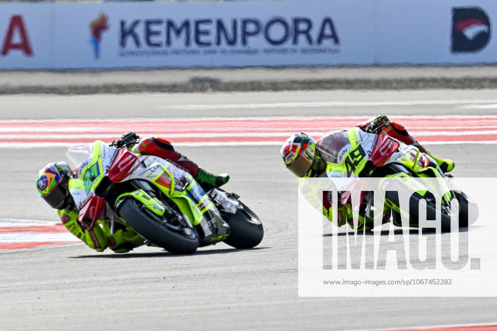 MOTO - MOTO GP - GRAND PRIX OF INDONESIA 2026 21 MORBIDELLI Franco (ita), Pertamina Enduro VR46 Racing Team, Ducati Desmosedici GP24, action with 49 DI GIANNANTONIO Fabio, Pertamina Enduro VR46 Racing Team, Ducati Desmosedici GP25 during the 2025 MotoGP Pertamina Grand Prix of Indonesia on the Mandalika circuit from October 3 to 5, At West Nusa Tenggara, Indonesia - West Nusa TenggaraIndonesia