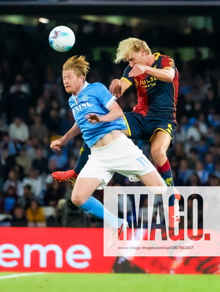 Kevi De Bruyne of SSC Napoli During the 2025 26 Italian Serie A football match between SSC Napoli and Genoa on October 5, 2025, at the Diego Armando Maradona Stadium in Naples. Napoli ITALIA - ZUMAs236 20251005_aap_s236_134