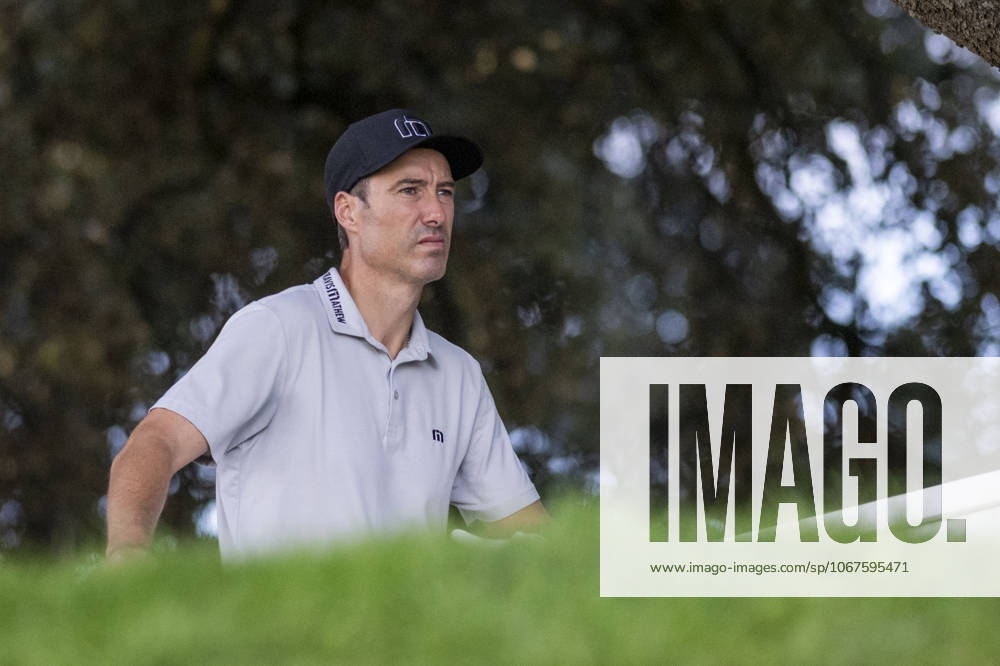 ROSS FISHER, taking the first shot from hole 1 during the matchday of the Open de Espao±a presented by Madrid, held at the Club de Campo Villa de Madrid on October 10, 2025, in Madrid, Spain. Madrid Spain - ZUMAc312 20251010_zsp_c312_094
