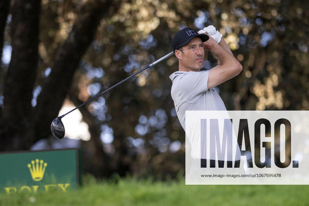 ROSS FISHER, taking the first shot from hole 1 during the matchday of the Open de Espao±a presented by Madrid, held at the Club de Campo Villa de Madrid on October 10, 2025, in Madrid, Spain. Madrid Spain - ZUMAc312 20251010_zsp_c312_101