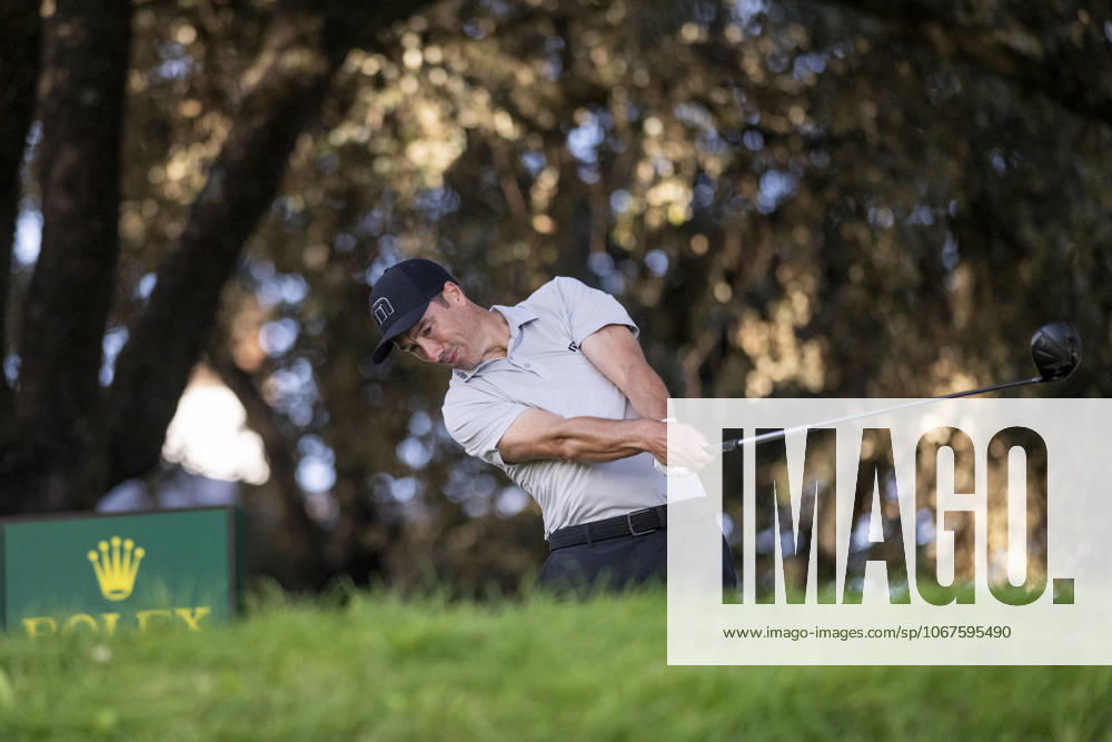 ROSS FISHER, taking the first shot from hole 1 during the matchday of the Open de Espao±a presented by Madrid, held at the Club de Campo Villa de Madrid on October 10, 2025, in Madrid, Spain. Madrid Spain - ZUMAc312 20251010_zsp_c312_103