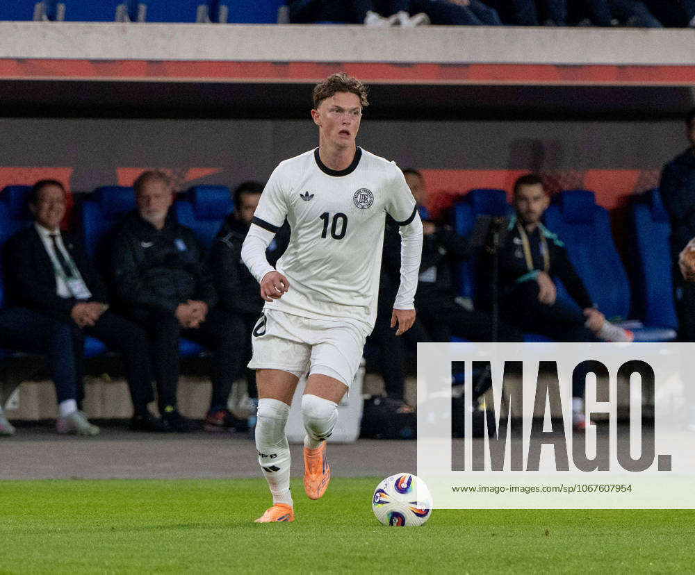 Fußball, Nachwuchs, Saison 2025 26, U21, U 21 EM-Qualifikation (Gruppe F 4. Spieltag) in Jena Deutschland - Griechenland, Paul Wanner (U21, Deutschland), 10.10. 2025,