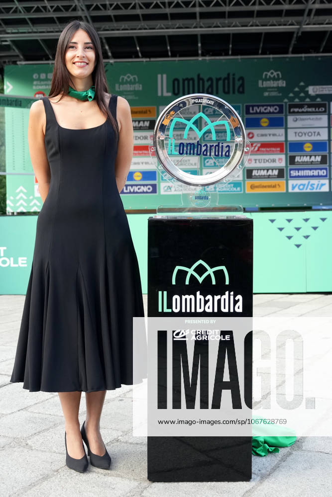 The trophy during the 119th edition of the Il Lombardia, Tour of Lombardy cycling race, a 241 km one day race from Como to Bergamo on October 11, 2025, Italy.
