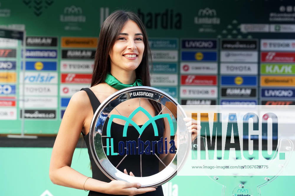 The trophy during the 119th edition of the Il Lombardia, Tour of Lombardy cycling race, a 241 km one day race from Como to Bergamo on October 11, 2025, Italy.