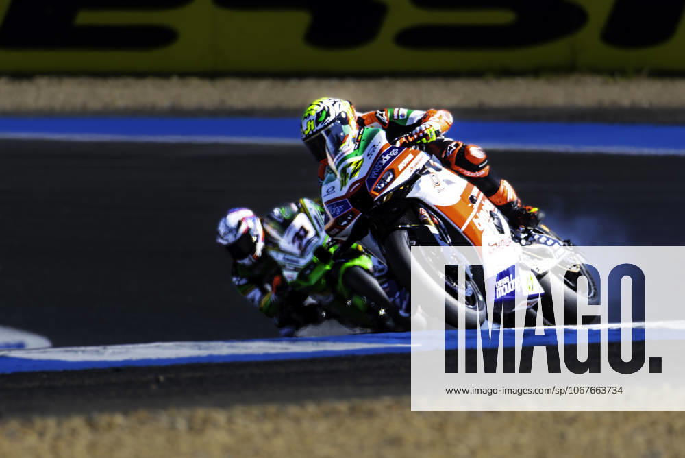 Axel Bassani in action during the WorldSBK Championship Race 1 at the Estoril Circuit, Portugal, on October 11, 2025. Cascais Portugal - ZUMAr200 20251011_zsp_r200_124