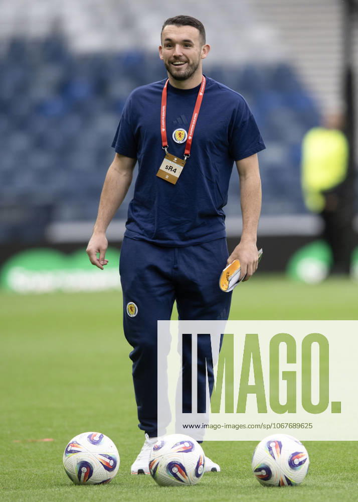 Glasgow, Scotland, 12th October 2025. John McGinn of Scotland during the Scotland vs Belarus FIFA World Cup, WM, Weltmeisterschaft, Fussball European Qualifying match at Hampden Park, Glasgow. Picture credit should read: Neil Hanna Sportimage . SPI_004_NH_Scotland_Belarus SPI-4211-0004
