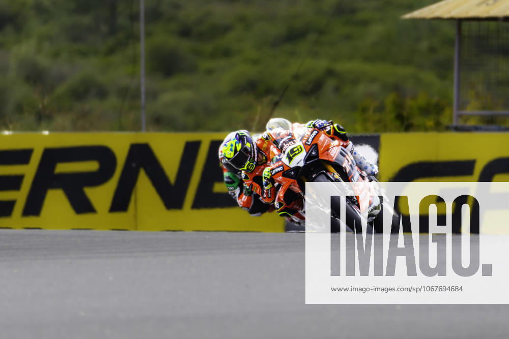 Alvaro Bautista in action during the WorldSBK Championship Race 2 at the Estoril Circuit, Portugal, on October 12, 2025. Cascais Portugal - ZUMAr200 20251012_zsp_r200_039