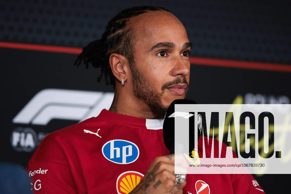F1 - UNITED STATES GRAND PRIX 2025 HAMILTON Lewis (gbr), Scuderia Ferrari SF-25, portrait press conference, PK, Pressekonferenz during the 2025 Formula 1 United States Grand Prix, 19th round of the 2025 FIA Formula One World Championship, WM, Weltmeisterschaft from October 17 to 19, 2025 on the Circuit of the Americas, in Austin, Texas, United States of America - AustinUnited States