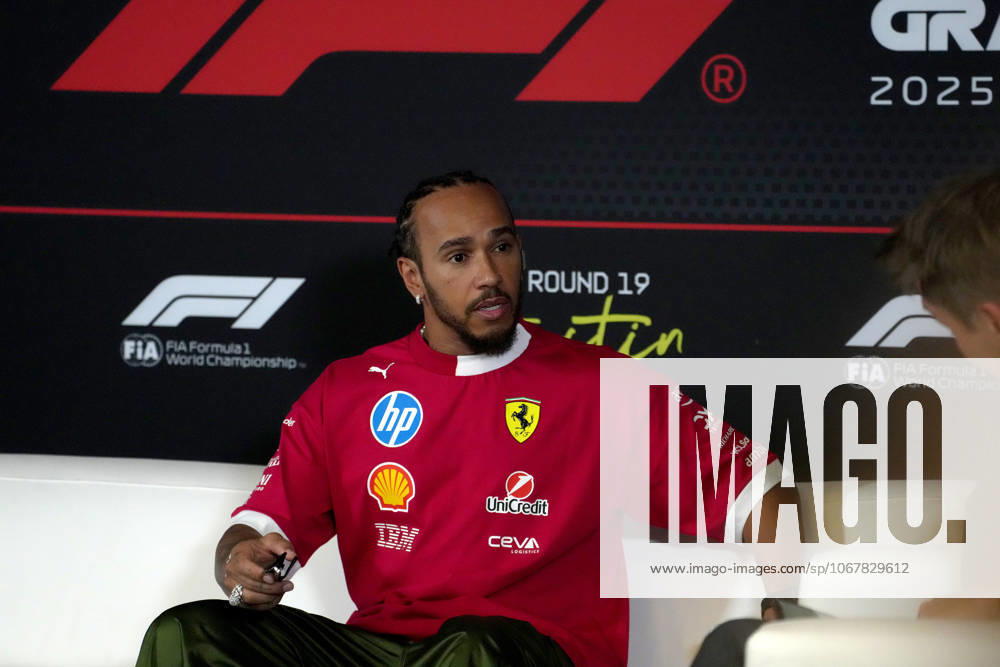Circuit of The Americas, Austin, FORMULA 1 MSC CRUISES UNITED STATES GRAND PRIX 2025 , im Bild Lewis Hamilton (GBR), Scuderia Ferrari HP (Photo by Hasan Bratic DeFodi Images) 16 10 2025, Circuit of The Americas, Austin, FORMULA 1 MSC CRUISES UNITED STATES GRAND PRIX 2025 , in the picture Lewis Hamilton GBR , Scuderia Ferrari HP Photo by Hasan Bratic DeFodi Images