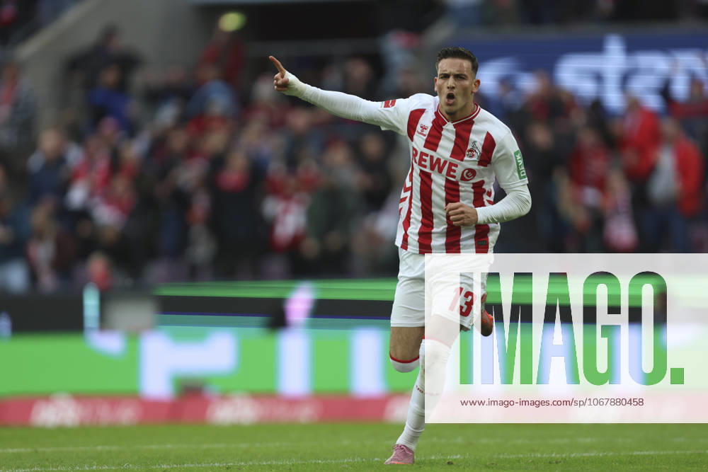 Said El Mala (1. FC Koeln) Torjubel, jubelt nach seinem Treffer zum 1:1 waehrend des spiels der Bundesliga zwischen 1. FC Köln und FC Augsburg, RheinEnergieSTADION am 18. October 2025 in Köln, Deutschland. (Foto von Oliver Kaelke DeFodi Images) +++ Said El Mala (1. FC Koeln) celebrates after scoring his team s first goal during the Bundesliga match between 1. FC Köln and FC Augsburg at RheinEnergieSTADION on October 18, 2025 in Köln, Germany. (Photo by Oliver Kaelke DeFodi Images) DFL regulations prohibit any use of photographs as image sequences and or quasi-video. (Photo by Oliver Kaelke DeFodi Images) Said El Mala 1 FC Koeln Torjubel, jubilates after scoring his team s first goal during the Bundesliga match between 1 FC Köln and FC Augsburg, RheinEnergieSTADION on October 18, 2025 in Köln, Germany Photo by Oliver Kaelke DeFodi Images Said El Mala 1 FC Koeln celebrates after scoring his team s first goal during the Bundesliga match between 1 FC Köln and FC Augsburg at RheinEnergieSTADION on October 18, 2025 in Köln, Germany Photo by Oliver Kaelke DeFodi Images DFL regulations prohibit any use of photographs as image sequences and or quasi video Photo by Oliver Kaelke DeFodi Images